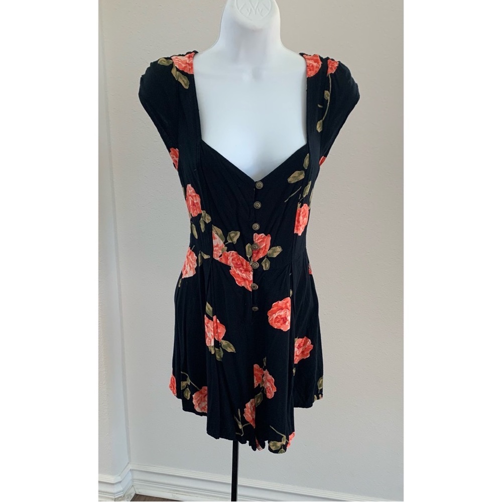 Floral Pattern Romper